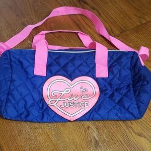 Justice duffle bag